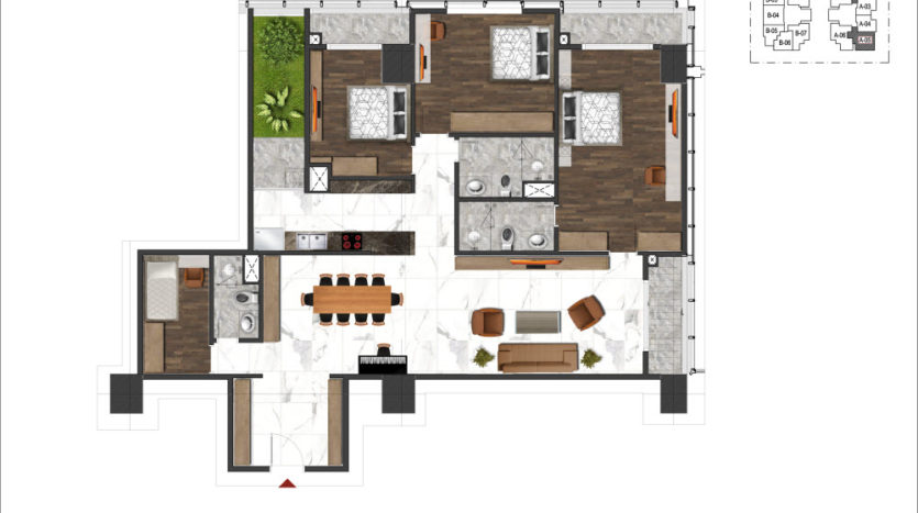A2 A5 Apartment in Sunshine Center