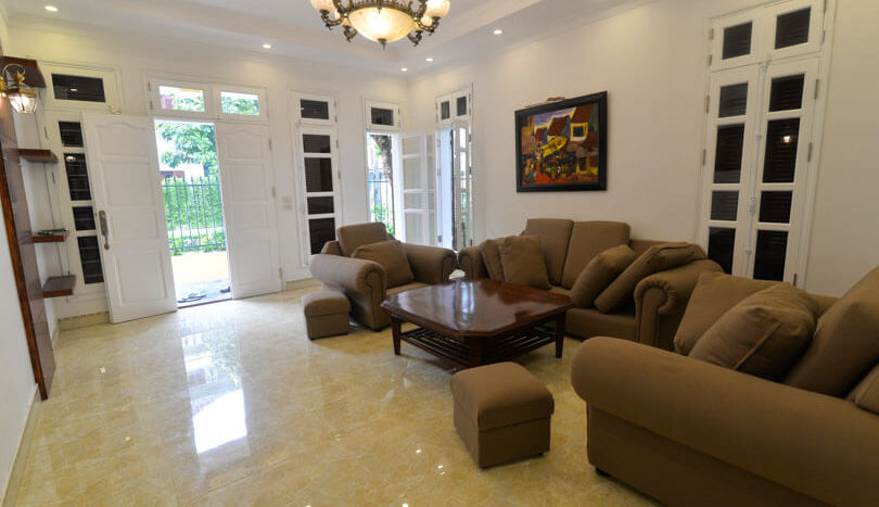 Refined corner villa for rent in Ciputra Hanoi D Block