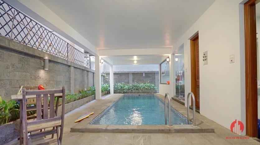 house for rent in swimming pool in tay ho 19