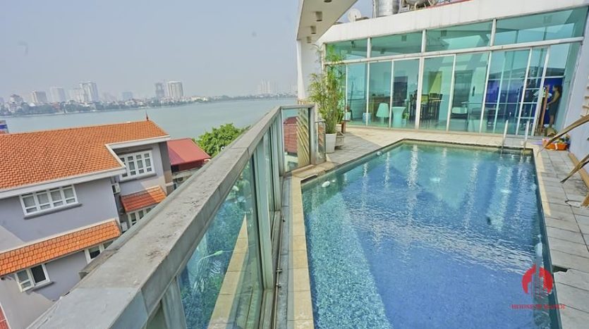 house for rent in tay ho with rooftop swimming pool 21