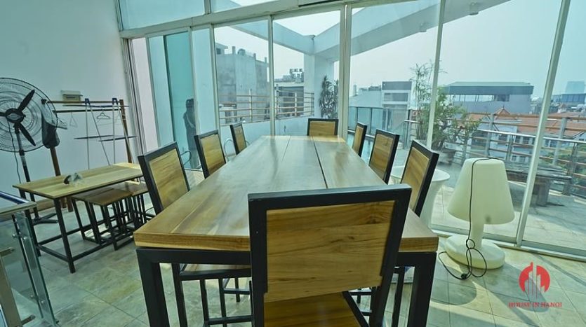 house for rent in tay ho with rooftop swimming pool 26