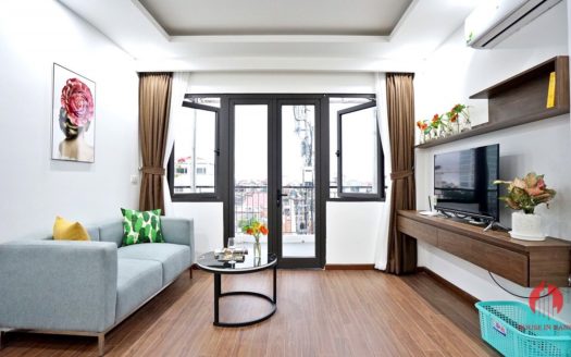 1BR apartment with SUPER LARGE BALCONY on Xuan Dieu street 6