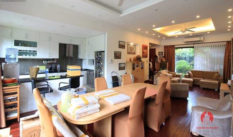 Contemporary one floor house with garden for rent in Tay Ho district 8 result