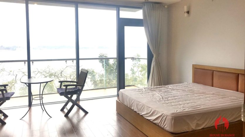 Great offer Lake view 90m2 1BR apartment for rent on Nhat Chieu st 5