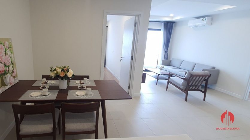 Neat modern 2BR apartment for rent near Ngoai Giao Doan 7