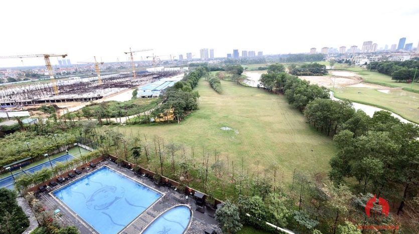 spacious apartment rental with golf view in ciputra 16