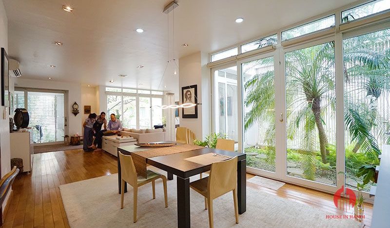 Contemporary villa with pool for lease on To Ngoc Van street Tay Ho 13