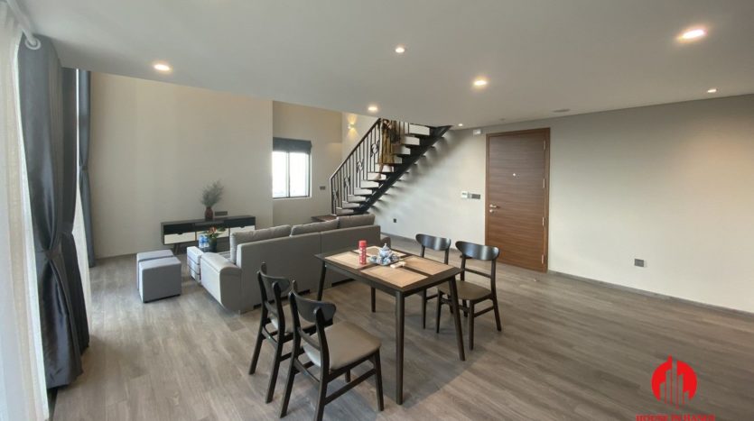 lavish mezzanine apartment for rent on lac long quan street 10