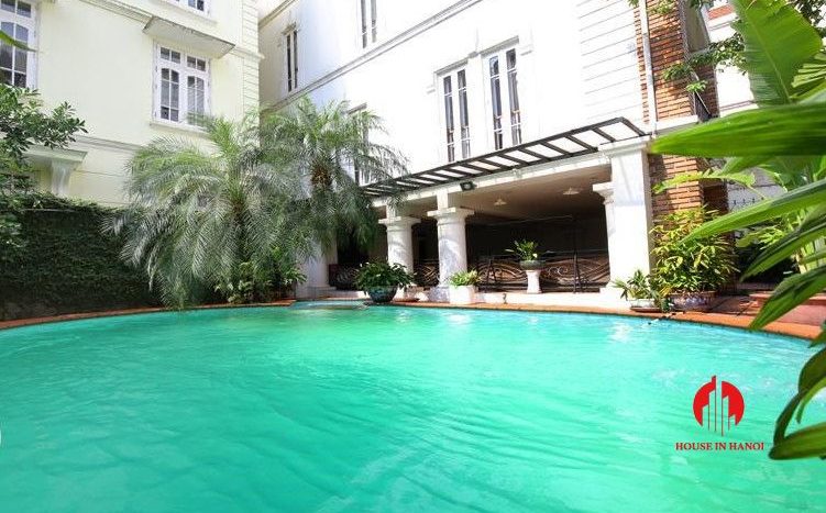 outstanding pool villa for rent in tay ho 7