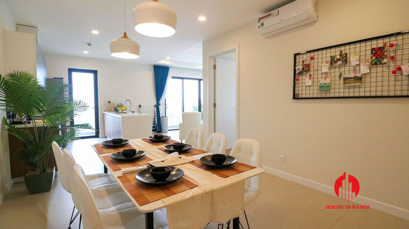 low price lake view 3BR apartment for rent in Kosmo Tay Ho 15