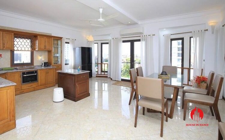 triplex apartment for rent in tay ho 2