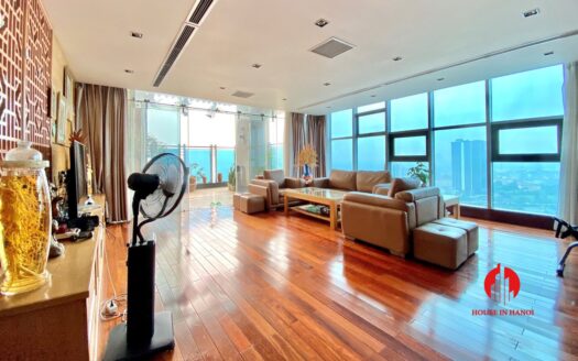 sky villa penthouse for rent in tay ho 16