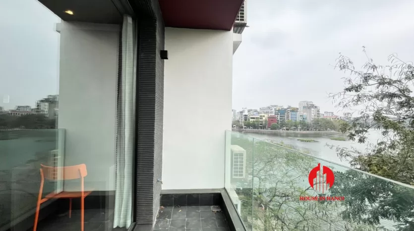 lake view duplex apartment for rent in truc bach 4