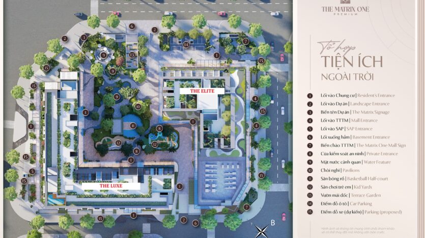facility master plan of the matrix one premium