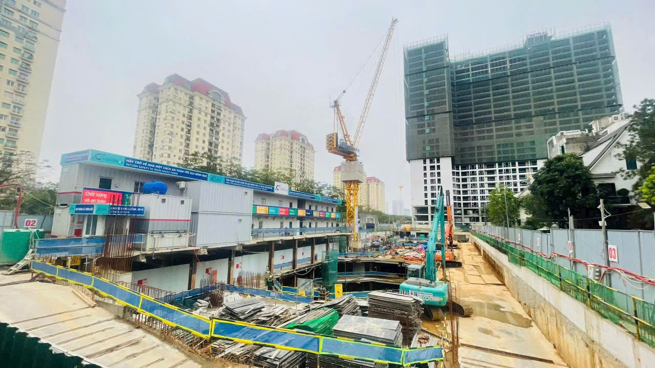 construction update of westlake residential hanoi