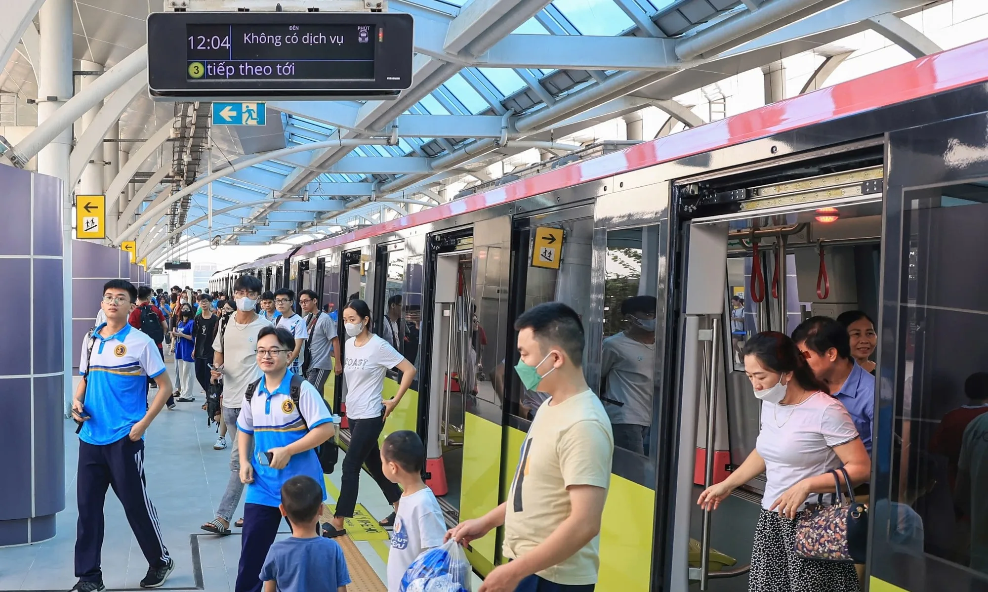 hanoi metro 2nd line under operation