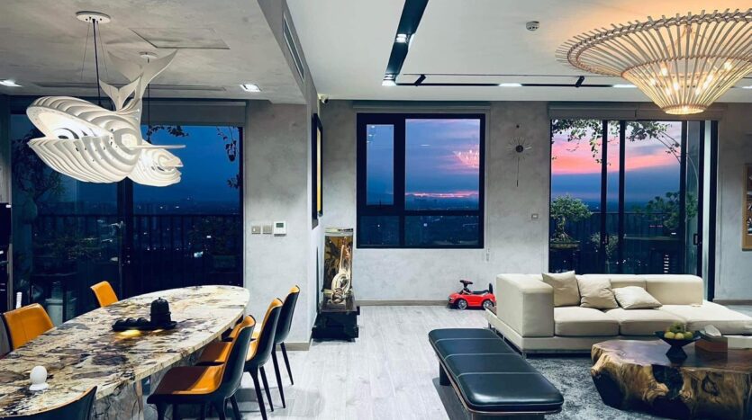 sunset penthouse for rent in diplomatic corps hanoi (4)