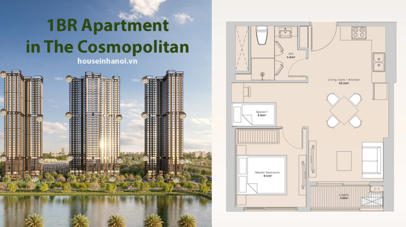 1 bedroom apartment for sale in cosmopolitan