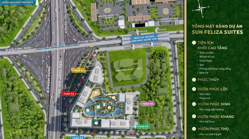 master plan sun feliza suites cau giay