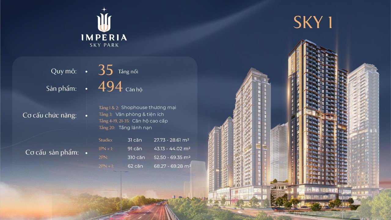 Sky 1 in imperia sky park hanoi project Sky 1 in imperia sky park hanoi project