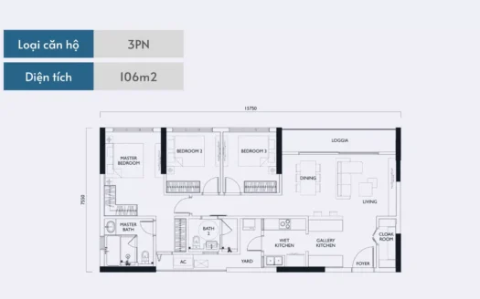 3BR Apartment For Sale in Lumi Hanoi by Capitaland in Hanoi