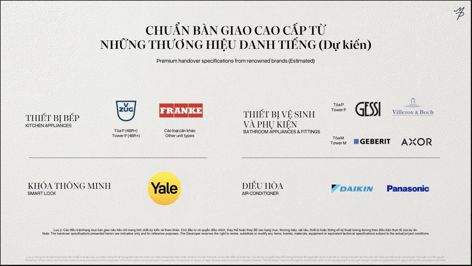 appliance brands at maison privee
