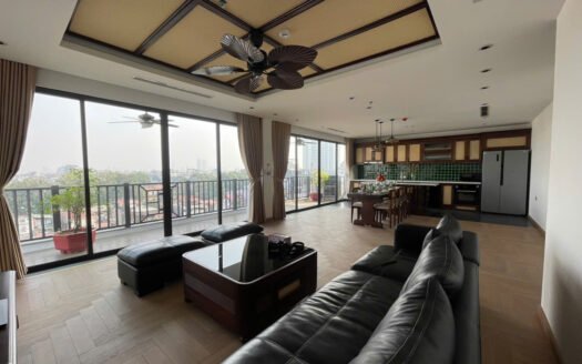 Spacious Lake View Apartment on Lac Chinh street, Truc Bach ward