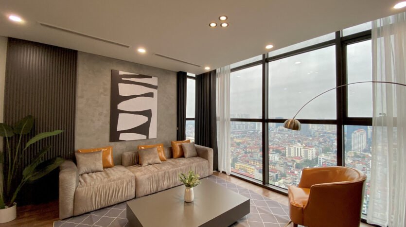 cozy & modern 3 bedroom apartment for rent in Mipec Rubik 360 Hanoi (4)