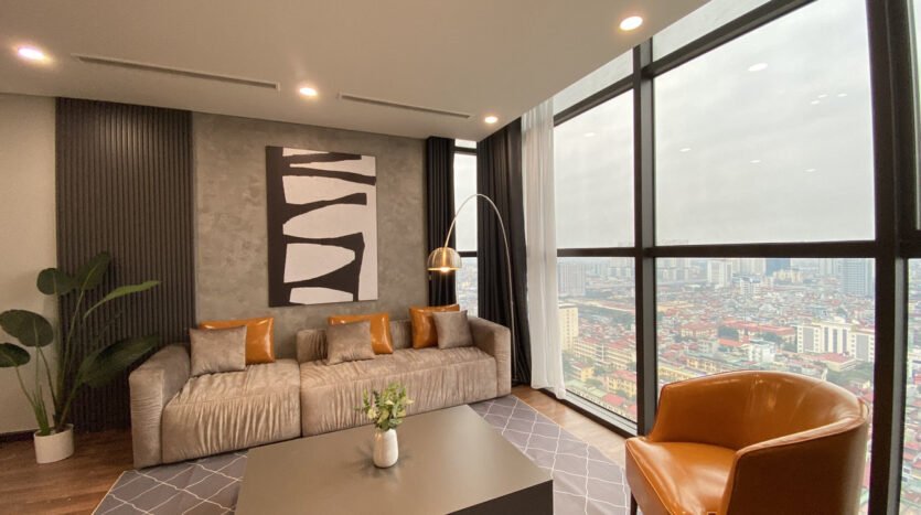 cozy & modern 3 bedroom apartment for rent in Mipec Rubik 360 Hanoi (6)