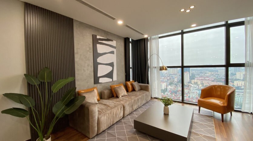 cozy & modern 3 bedroom apartment for rent in Mipec Rubik 360 Hanoi (9)