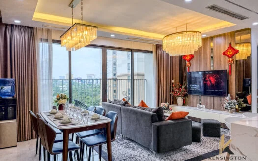 Stunning 3-Bedroom Lake View Apartment for Rent at Vinhomes D’Capitale, Hanoi