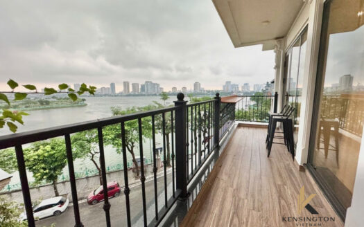 New Modern 3 Bedroom Apartment With Big Balcony For Rent On To Ngoc Van Street, West Lake View