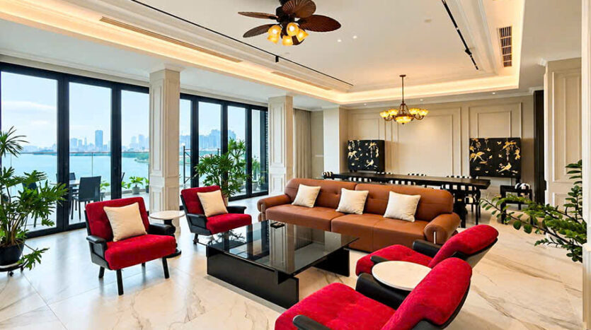 huge lake apartment for rent on Xuan Dieu street, Westlake (15)