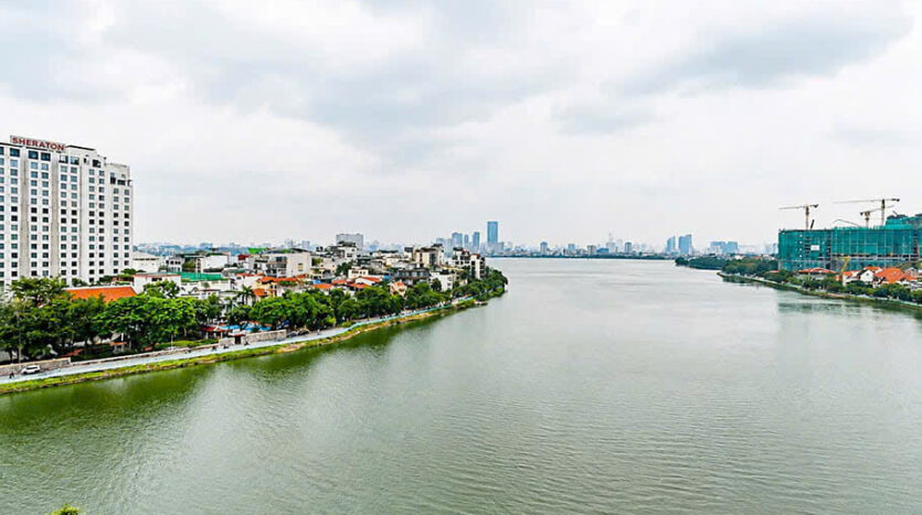 huge lake apartment for rent on Xuan Dieu street, Westlake (23)