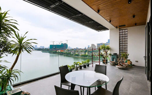 Huge Lake View 3BR Apartment on Xuan Dieu str, Westlake Hanoi