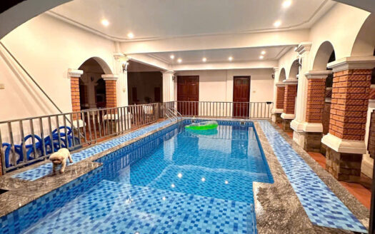Villa with a private pool and garden for rent on To Ngoc Van