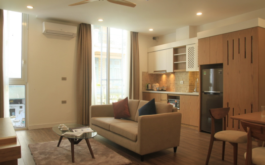 Spacious 1 Bedroom Serviced Apartment for Rent in Ba Dinh
